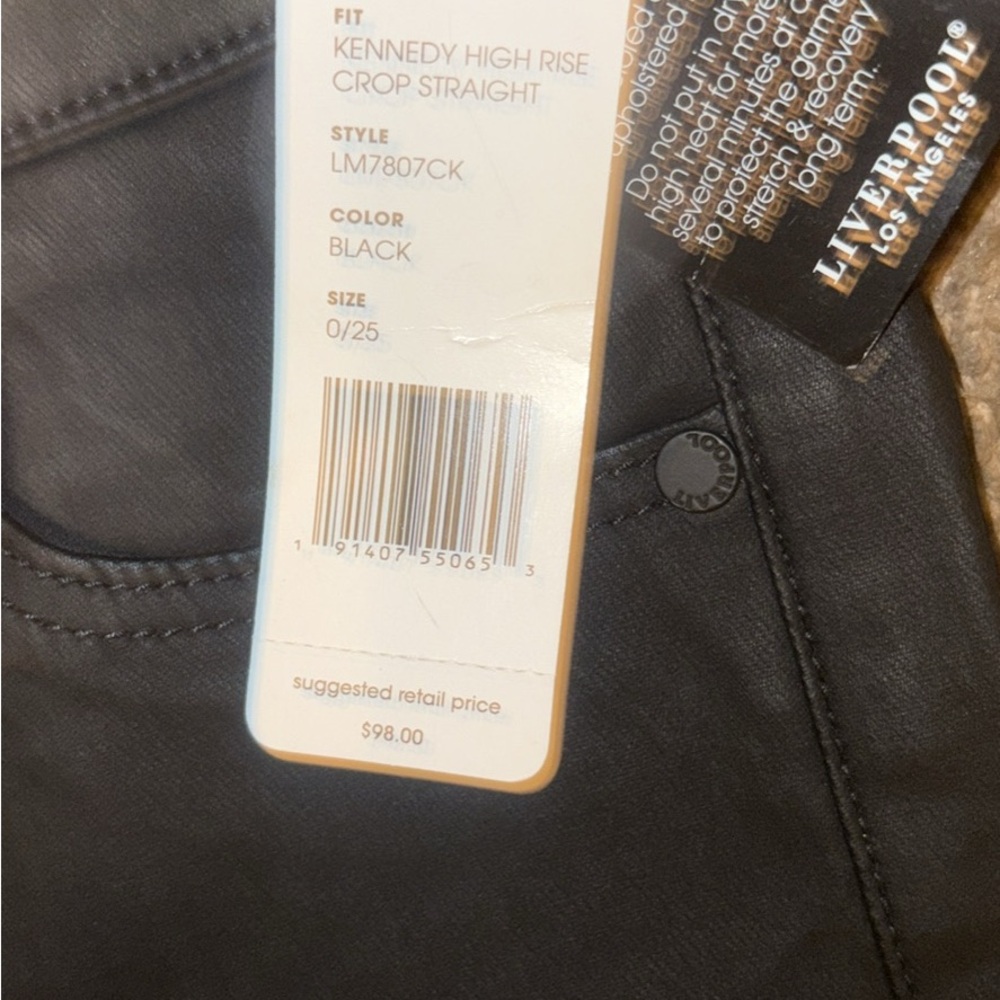 Liverpool Black High Rise Jeans Classic Style